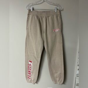 H&M Light Brown Peanuts Sweatpants